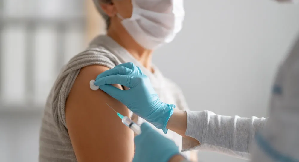 Vaccination près de Prissé